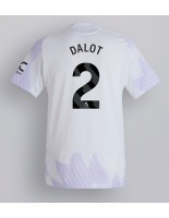 Moške Nogometnih dresov Manchester United Diogo Dalot #2 Gostujoči 2025-26 Kratki rokavi